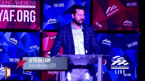LIVE: Babylon Bee CEO Seth Dillon Speaks at YAF Orlando Freedom Conference...