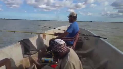 Fishing in the Nile River