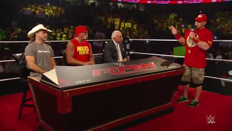 ULL SEGMENT — John Cena interrupts the WWE Hall of Fame Forum