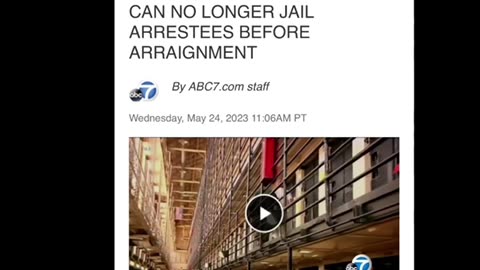 No cash bail in California