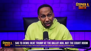 Stephen A. Smith Blasts Dems' Lawfare Against Trump: "You're Scared You Can't Beat Him"