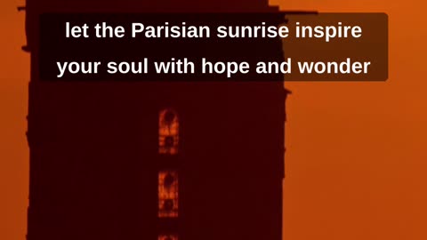 Parisian Sunrise: A Symphony of Light
