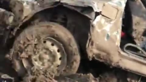 Ukrainian vehicles destroyed at the gates of Bakhmut, March 6th