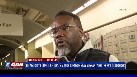 Chicago City Council Requests Mayor Johnson Stay Migrant Shelter Eviction Order