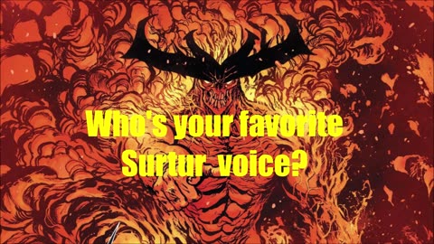 Animated Voice Comparison- Surtur (Thor)