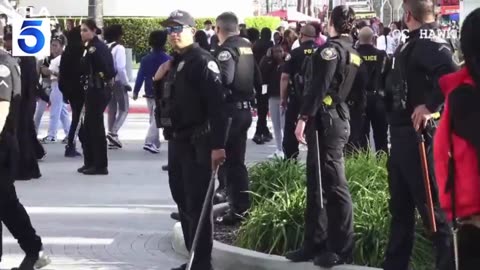 Long Beach PD forced to shut down The Pike Outlets on Saturday after a massive brawl broke out