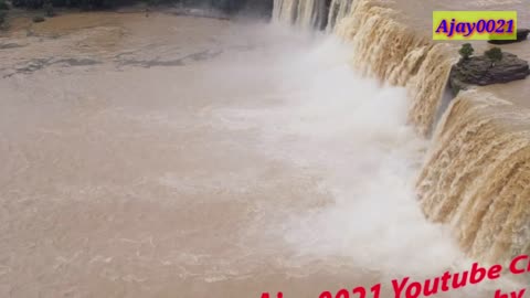Chitrakot Waterfall Drone Shots