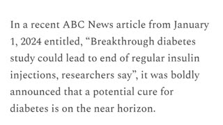 New Article: "What can Probiotics do to Erase Diabetes"