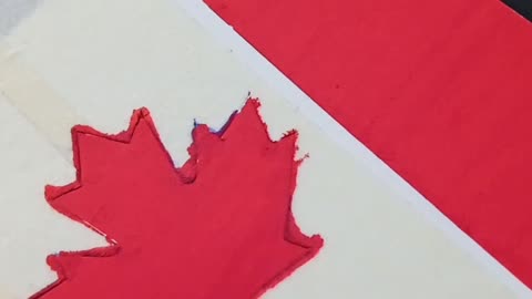 Drawing The Flag Of CANADA 🇨🇦 Using a Posca Paint Pen..NEXT?!