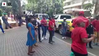 WATCH: Nehawu picket outside the Department of Public Service and Administration