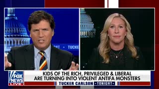 Tucker Carlson & MTG - Antifa are terrorists