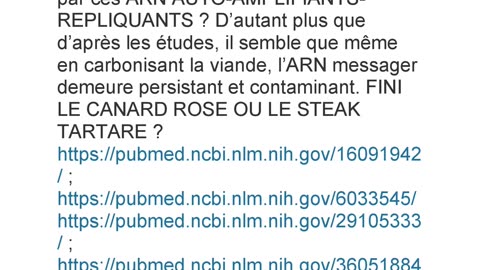 LETTRE OUVERTE grippe aviaire-ARNm auto amplifiant répliquant 7 juillet 2024