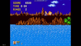 ray in sonic 1 green hill zone 2 done in 11 sekonds