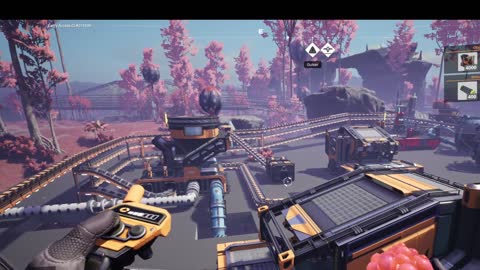 A way to hide the power poles in Satisfactory. An awesome game from Steam.