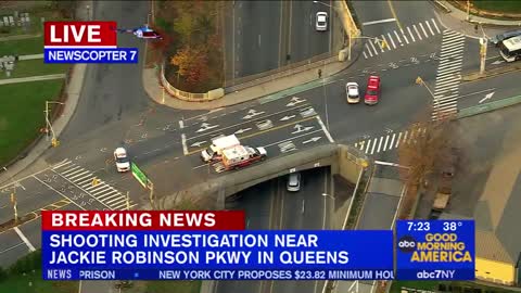 Driver shot during road rage incident on Jackie Robinson Parkway