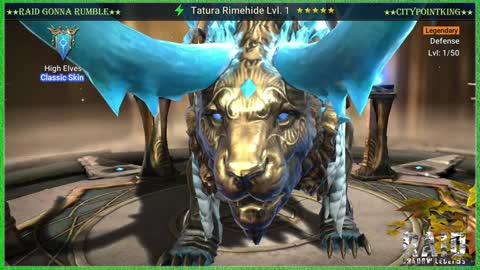 Raid Shadow Legends - Tatura Rimehide - Classic Skin