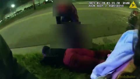 Body cam footage captures Lansing police officer pulling 3 people from a fatal burning car accident