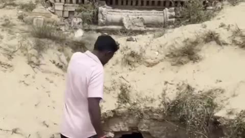 Hindu Temple Buried In Sand