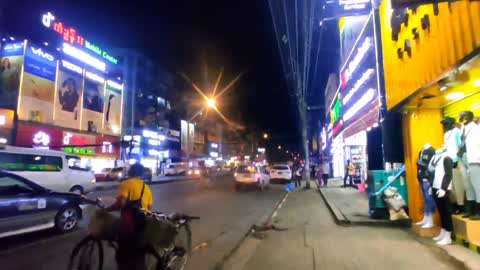 🇲🇲 Myanmar - Yangon , Hledan Night View #yangon #hledan #streetfood