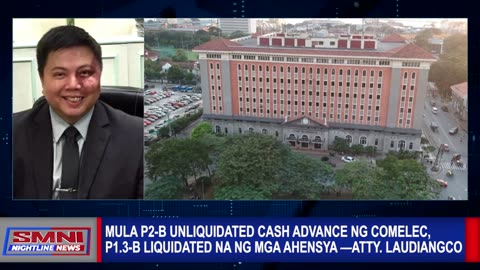 Mula P2-B unliquidated cash advance ng COMELEC, P1.3B liquidated na ng mga ahensya —Atty. Laudiangco