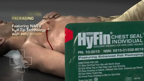 How to use the Hyfin Chest Seal