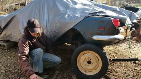 Project 69 Triumph Spitfire - Mounting Tires to Rims at Home - Part 3