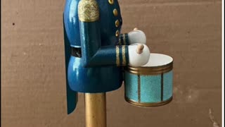 Disney Parks Mickey Mouse Blue Drummer Toy Soldier Figurine Nutcracker #shorts
