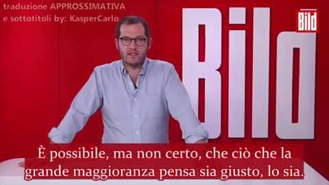 FANTASTICO! Giornalista della BILD Julian Reichelt, del 26/04/2020 !! Ripeto, 2020... 🔝🔝🔝