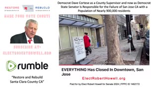 Credit San Jose, Santa Clara County Failure to Dave Cortese, CA State Senator, District