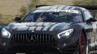 Pure V8 Engine Sound of Mercedes AMG GT3 at Laguna Seca