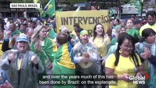 Brazil election: Bolsonaro calls on protesters to end blockades on nation's roads