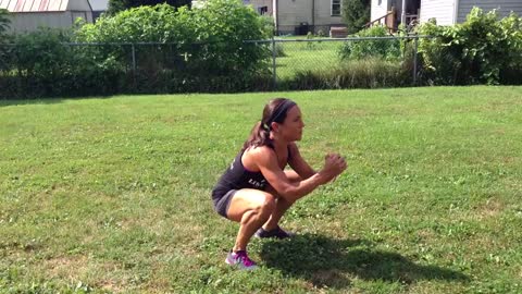 Burpee Double Squat