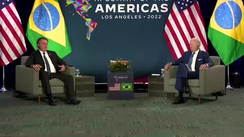 Biden and Brazil's Bolsonaro meet for first time