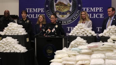Tempe Police and Phoenix DEA announce 4.5 million fentanyl pills seized in Arizona