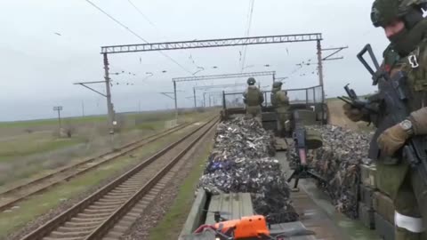 Russia Baikal special armoured train continues to carry out tasks in special military operation