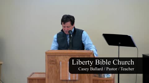 Liberty Bible Church / Anna's Testimony and the Boy Jesus / Luke 2:36-52