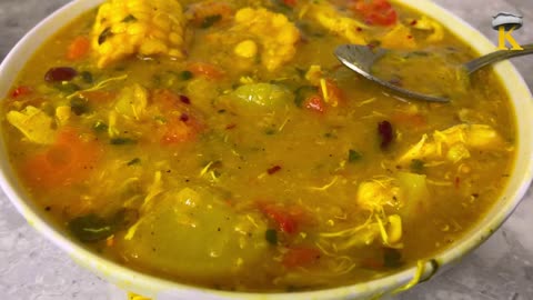 Special Winter Healing Chicken Soup _GINGER, LEMON, GARLIC, & TURMERIC _ Healthy Tasty & Nutritious