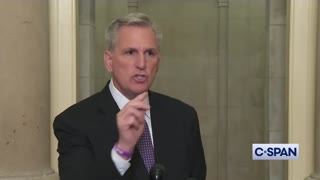 Kevin McCarthy GOES OFF after a reporter asks him about taking Adam Schiff off the intel committee