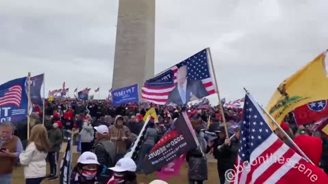 Tens of thousands of Trump supporters are out in DC this morning, packing The Ellipse and now