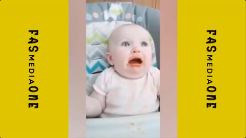 you can't laugh with funny moments with baby