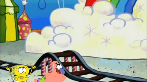 SpongeBob And Patrick Are Pretending To Be Imposters While SpongeBob And Patrick Go On A Scary Ride