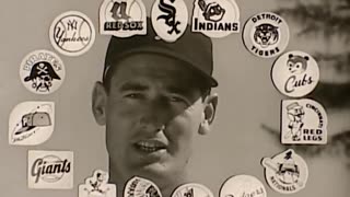 1950s - Ted Williams Promotes Baseball Patches in Sugar Crisp Boxes