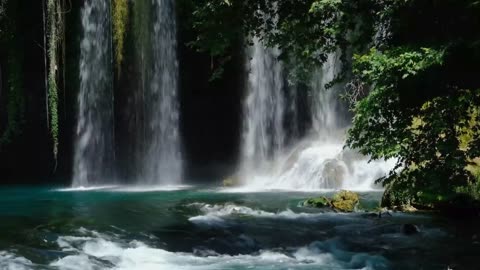 ***Secret Waterfall In The Heart Of The Forest***