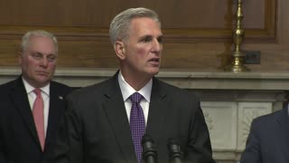 Speaker McCarthy delivers remarks after the passage of debt ceiling deal
