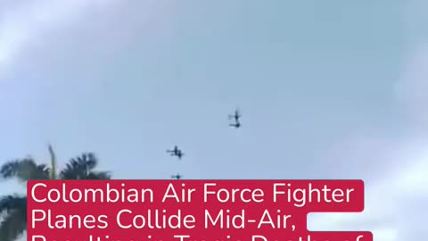 Colombia Plane Collision Video