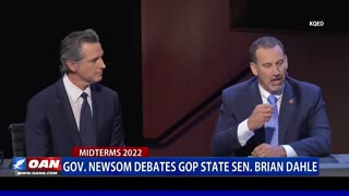 Gov. Newsom debates GOP State Sen. Brian Dahle