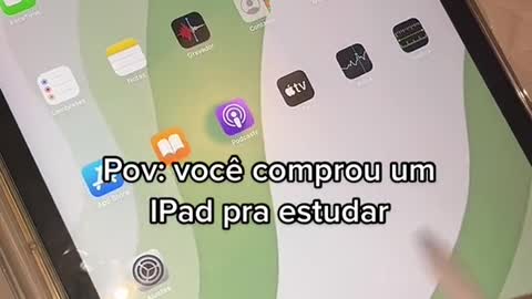 Gente fiz um vídeo agora, mostrando como fazer resumos no IPad💜💜