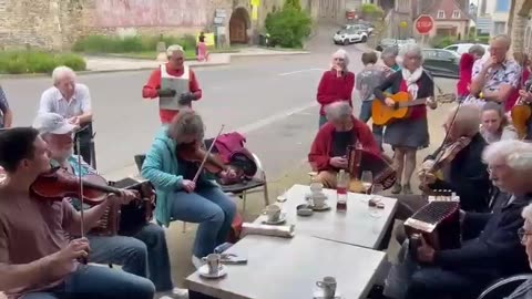 Jam session at the Buxy cajun and zydeco festival 2024 in France