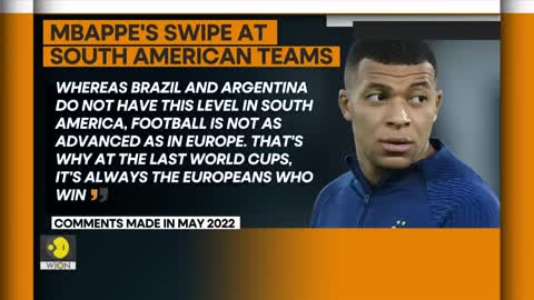 Argentina's goalkeeper Emi Martinez mocks France's Mbappe again | English News | Sports News | WION