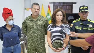 Alcaldesa encargada de Cartagena habla sobre el paro armado